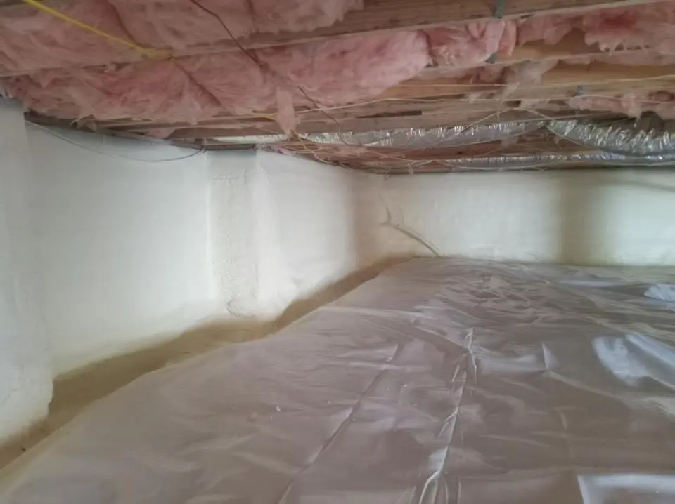 Crawl space encapsulation with closed-cell spray foam for Roof Leak Repair in Aberdeen